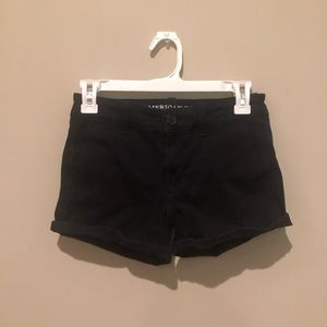 American Eagle Black Midi Shorts